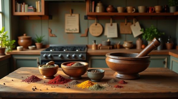 Pourquoi choisir le bon mortier de cuisine pour vos épices ?